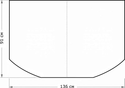 Утеплитель на двигатель 136* 91 см №12 Автотепло  картинка автоодеяла 