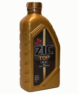 Масло моторное ZIC TOP SAE 5W30  синтетическое 1л