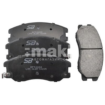 Колодки тормозные дисковые передние BP52068 SB NAGAMOCHI