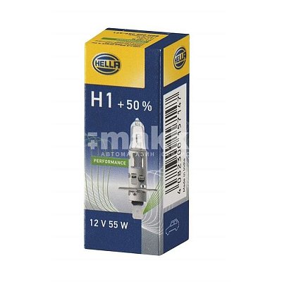 Автолампа H1 24V Hella P14.5s 8GH 002 089-251