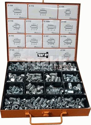 Набор штуцеров тормозных трубок WP 165 шт