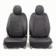 Чехлы автомоб. AEROBOOST полиэстер 11 предм 2 молн чёрные AIRBAG AER-1102 BK/BK