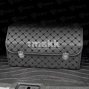 Органайзер в багажник экокожа 30х30х55см черный/черный PSV 137713