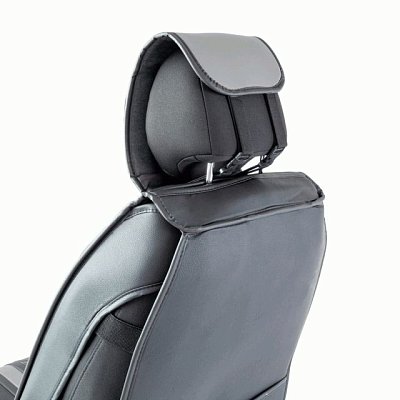 Накидки на сиденье Car Performance передние 2 шт экокожа черн/серые CUS-3012 BK/GY