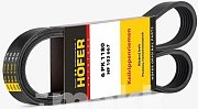 Ремень поликлиновой 6PK1180 Fiat Ducato, Citroen Jumper HF 103 667 Hofer