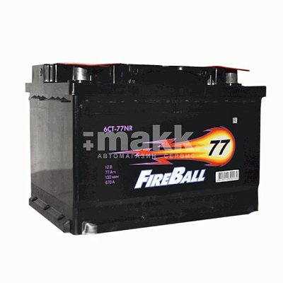 Аккумуляторная батарея 77 Ач FIRE BALL о/п  27,7*17,5*19