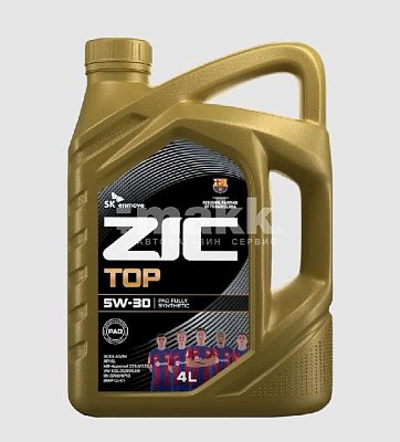 Масло моторное ZIC TOP 5W30  синтетическое 4л
