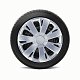 Колпаки Autoprofi  пластик регулир обод к-т 4пр металлик 16"(400мм) 4шт/уп WC-2015 SILVER (16)