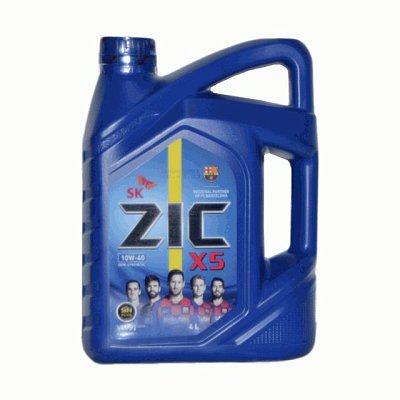Масло моторное ZIC X5 10W40  полусинтетическое 4л