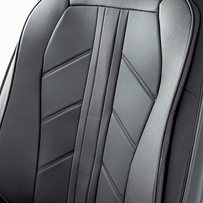 Накидки на сиденье Car Performance передние 2 шт экокожа черные CUS-3012 BK/BK