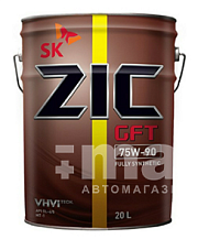 Масло трансмиссионное ZIC GFT 75W90 синт. API GL-4/5  20л розлив
