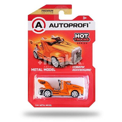 Машинка коллекционная Серия HOT TRUCKS оранжевый TRU-005 OR