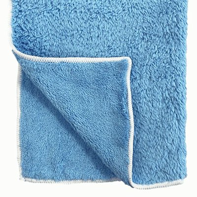 Салфетка из супервпитывающей микрофибры 40x40 см Green Star (синяя с белым) 460 гр/м2