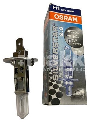 Автолампа H1 12V 55W OSRAM 64150SV2 P14.5s 