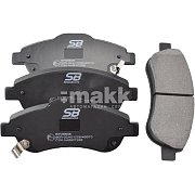 Колодки тормозные дисковые передние BP28808 SB NAGAMOCHI