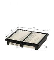 Фильтр воздушный Hengst E768L (C 2119) Chevrolet Spark, Daewoo Matiz