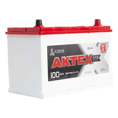Аккумуляторная батарея 100 Ач Актех Азия EFB (115D31L) о/п 30,6*17,5*22,5