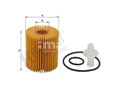 Фильтр масляный Hengst E1024H D234 (HU 7019 Z, O-118) TOYOTA CAMRY 2.5 2008/01-, LEXUS RX 350