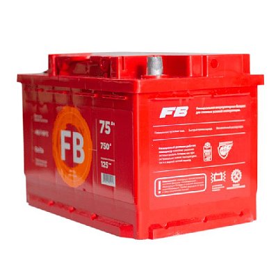 Аккумуляторная батарея 75 Ач FB п/п 27,7*17,5*19