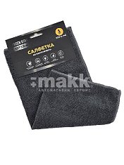 Салфетка из микрофибры 35x35 см Green Star темно-серая 250 гр/м2