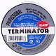 Изолента Terminator ПВХ огнеупорная суперпрочная черная (19мм*20м) ICA8P Премиум
