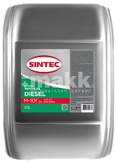 Масло моторное SINTEC Дизель М10Г2К SAE 30 API CC 20л