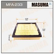 Фильтр воздушный Masuma MFA-233 TOYOTA RAV 4, HIGHLANDER, LEXUS 