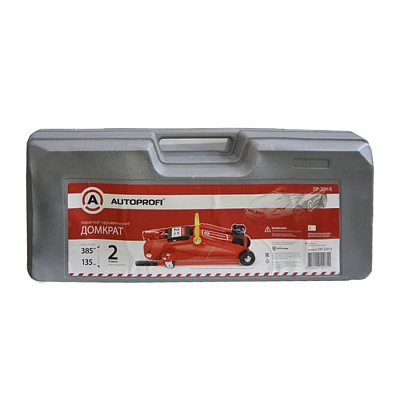 Домкрат гидрав подкатной 2т в кейсе (высота под.385 мм,) Autoprofi DP-20H K