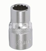 Головка торцевая стандартная двенадцатигранная 1/2", 30 мм Мастак 000-42030