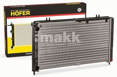 Радиатор охлаждения ВАЗ 1118 MT, А/С Panasonic  сборный HF 708 430 Hofer