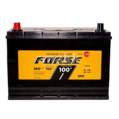 Аккумуляторная батарея 100 Ач Forse Азия (D31R) п/п 30,3*17,5*22,0