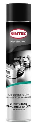 Очиститель тормозов Sintec CleanBrake аэрозоль 1л