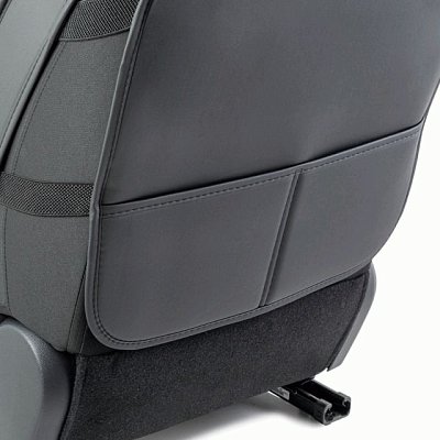 Накидки на сиденье Car Performance передние 2 шт экокожа черные CUS-2072 BK/BK