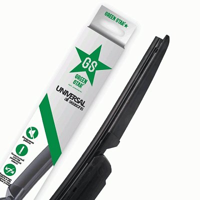Щетка стеклоочистителя бескаркасная Green Star Universal 13" 325мм 