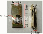 Скоба 25,2*11,2мм Н-2049