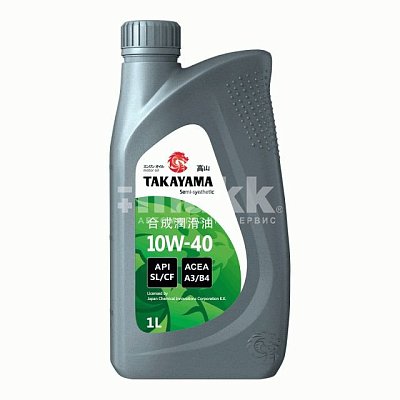 Масло моторное TAKAYAMA 10W40 п/с API SL/CF 1л пластик