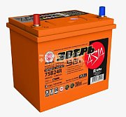 Аккумуляторная батарея 58 Ач ЗВЕРЬ Asia (75B24R) п/п
