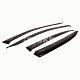 Дефлекторы неломающиеся на боковые стекла Voron Glass  PEUGEOT 4008 2012 - н.в.  Накладные  скотч   