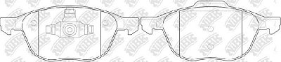 Колодки тормозные передние PN0365 NIBK