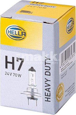 Автолампа H7 24V 70W Hella PX26d 8GH 007 157-231