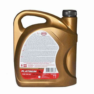 Масло моторное SINTEC PLATINUM 7000 5W40 синт. API SN/CF ACEA A3/B4 4л 