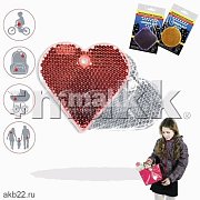 Световозвращающая подвеска "Сердце" 