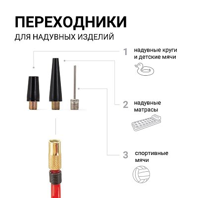 Компрессор 30л/мин 150W 12V 7Атм металлический поршень, в компл 3 насадки AUTOPROFI  AKM-30