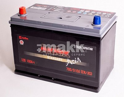 Аккумуляторная батарея 100 Ач Актех Standart Asia (115D31R) п/п 30,6*17,5*22,5