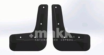 Брызговики черные модель Toyota Camry (15-17) задний ряд (к-т 2шт) SRTK BR.Z.TY.CAM.15G.06012