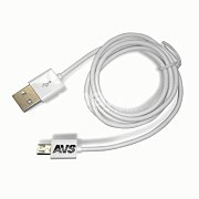 Кабель microUSB 1м белый AVS MR-311