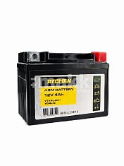 Мото аккумулятор ATOMAN AGM 12V 4Aч (YB4L-B, YTX4L-BS) о/п