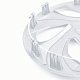 Колпаки Autoprofi  пластик регулир обод к-т 4пр металлик 16"(400мм) 4шт/уп WC-2005 SILVER (16)