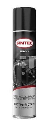 Быстрый старт Sintec бензинового, дизельного двигателя аэрозоль 400мл 102435