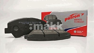 Колодки тормозные дисковые передние PBP7002KOR PATRON